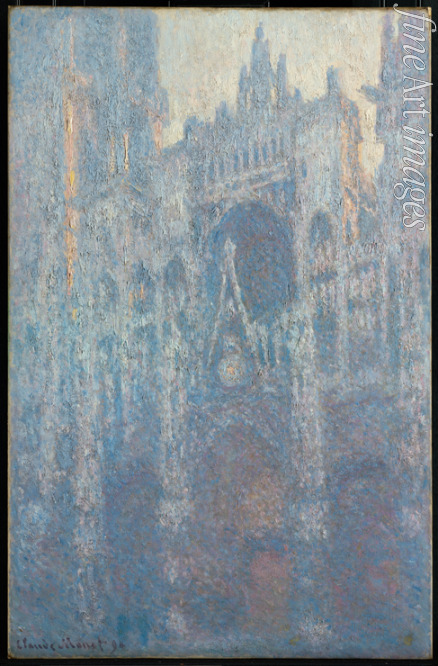 Monet Claude - The Portal of the Rouen Cathedral in Morning Light