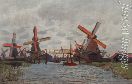 Monet Claude - Mills at Westzijderveld near Zaandam