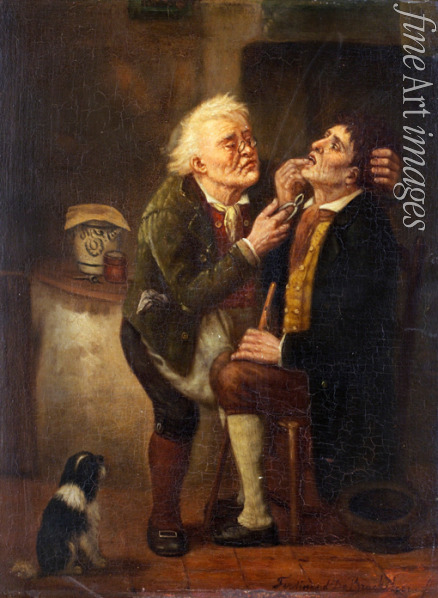 Braekeleer Ferdinand de the Elder - At the dentist