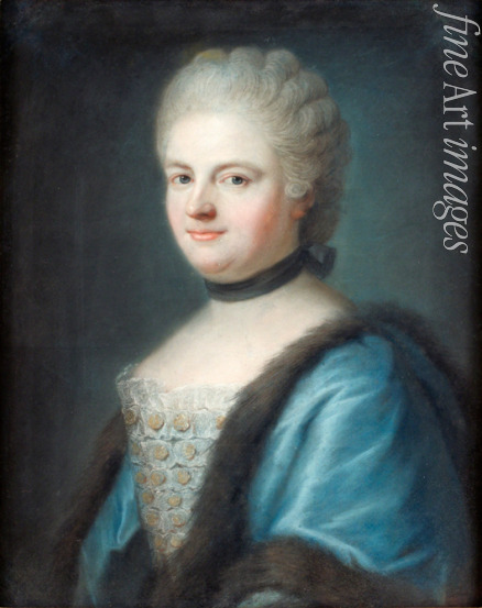 Frey Franz Bernhard - Portrait of Marie Leszczynska, Queen of France (1703-1768)
