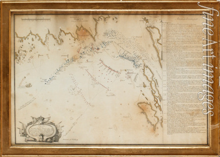 Gillberg Jacob - The Battle of Viborg Bay, 1790 (Map)