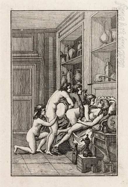 Unbekannter Künstler - Illustration für die Novellen von Marquis de Sade