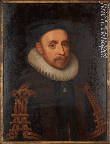 Hoefnagel Jacob - Porträt von König Gustav II. Adolf von Schweden (1594-1632)
