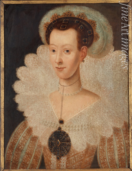 Hoefnagel Jacob - Porträt von Prinzessin Maria Eleonora von Brandenburg (1599-1655), Königin von Schweden