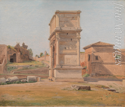 Hansen Constantin - The Arch of Titus in Rome