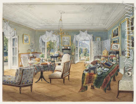 Anonymous - Sitting Room in a Country Estate