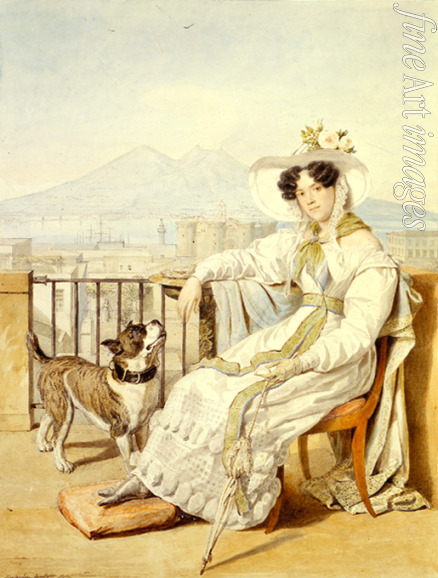 Brüllow (Briullow) Alexander Pawlowitsch - Porträt der Grossfürstin Natalia Golizyna (1794-1890)
