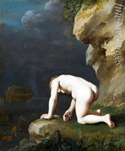 Poelenburgh Cornelis van - Kalypso rettet Odysseus