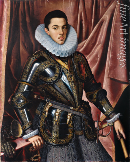 Pantoja de la Cruz Juán - Portrait of Prince Philip Emmanuel of Savoy (1586–1605)