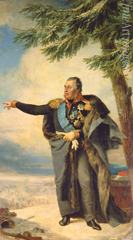 Dawe George - Porträt des Feldmarschalls Fürst Michail Kutusow (1745-1813)