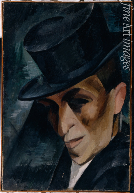 Osmiorkin Alexander Alexandrovich - Portrait of a Man in Top Hat