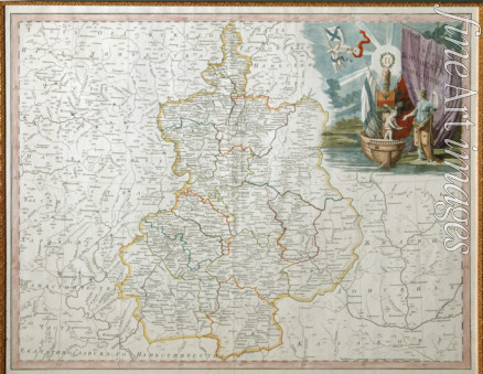 Wilbrecht (Wildbrecht) Alexander - Karte von Gouvernement Woronesch