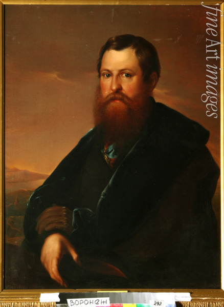 Zaryanko Sergei Konstantinovich - Portrait of the Merchant Pyotr Semyonovich Sapozhnikov