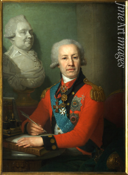Borowikowski Wladimir Lukitsch - Porträt von Baron Alexei Iwanowitsch Wassiljew (1742-1807)