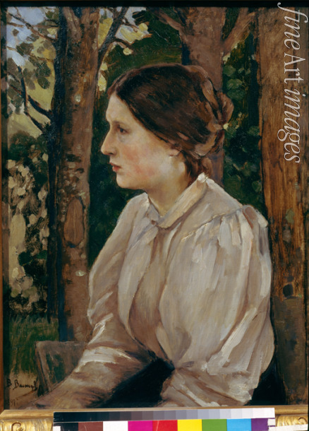Vasnetsov Viktor Mikhaylovich - Portrait of Tatyana Viktorovna Vasnetsova, the Artist's Daughter