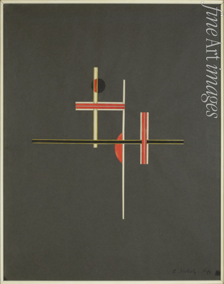 Moholy-Nagy Laszlo - Red and black balance