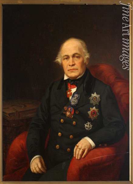 Unbekannter Künstler - Porträt von Graf Dmitri Nikolajewitsch Bludow (1785-1864)