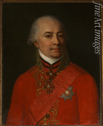 Unbekannter Künstler - Porträt von Schriftsteller Michail Nikititsch Murawjow (1757-1807)