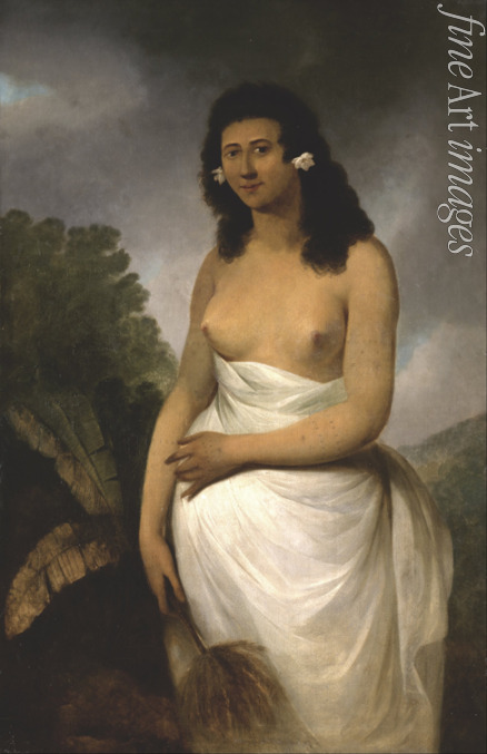 Webber John - Porträt von Poedooa, Tochter von Orea, König der Insel Ulaitea, Gesellschaftsinseln