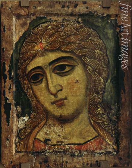 Russian icon - The Archangel Gabriel (The Angel with Golden Hair)