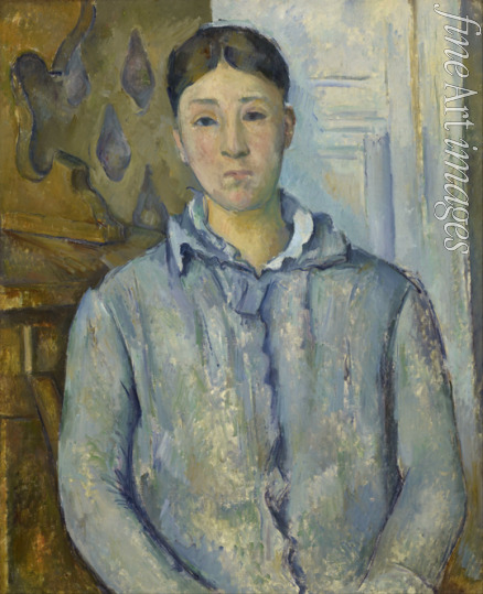 Cézanne Paul - Madame Cézanne in Blau