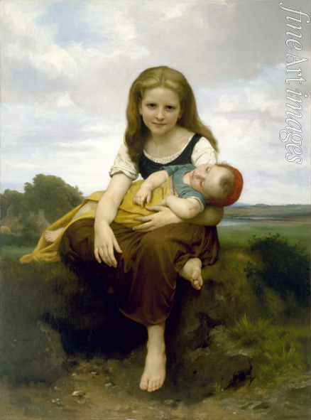 Bouguereau William-Adolphe - The Elder Sister (La Soeur aînée)
