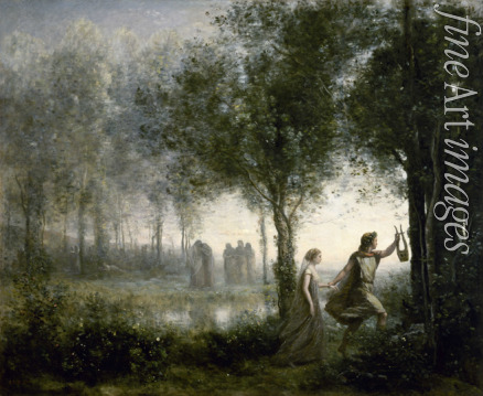 Corot Jean-Baptiste Camille - Orpheus Leading Eurydice from the Underworld