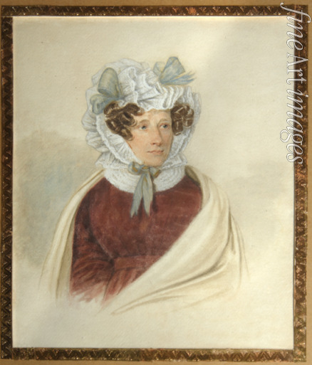 Unbekannter Künstler - Porträt von Jelisaweta Markowna Poltorazkaja (1768-1838)