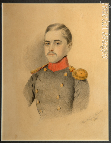 Wright Thomas - Porträt eines Offiziers aus Rehbinder-Familie (Nikolai Rehbinder?)
