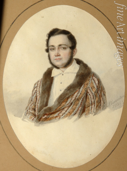 Vishnevitsky Mikhail Prokopyevich - Portrait of Yakov Nikolayevich Kalinovsky (1814-1903)