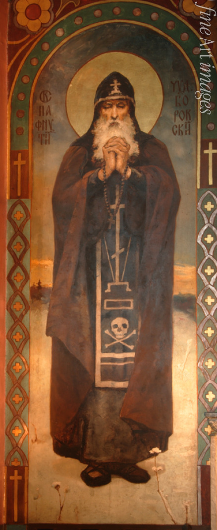 Vasnetsov Viktor Mikhaylovich - Saint Paphnutius of Borovsk