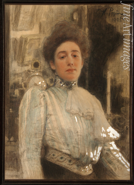 Repin Ilya Yefimovich - Portrait of Alexandra Pavlovna Botkina (1867-1959)