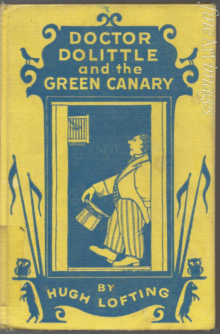 Lofting Hugh - Book Cover for Doctor Dolittle and the Green Canary by Hugh Lofting