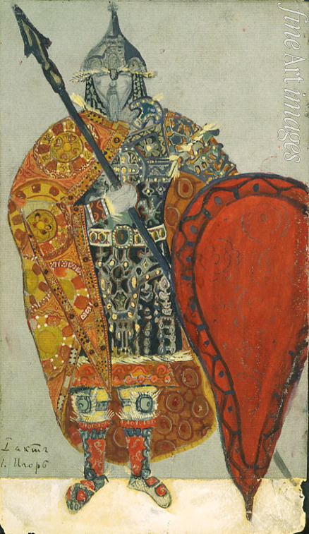 Roerich Nicholas - Kostümentwurf zur Oper Fürst Igor von A. Borodin