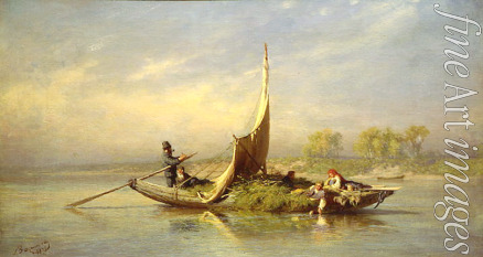 Vasilyev Fyodor Alexandrovich - Family in a boat