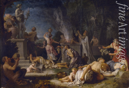 Houasse Michel-Ange - The Offering to Bacchus