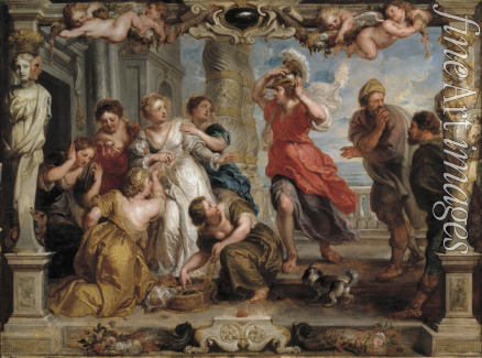 Rubens Pieter Paul - Achilles Discovered by Ulysses Among the Daughters of Lycomedes at Skyros