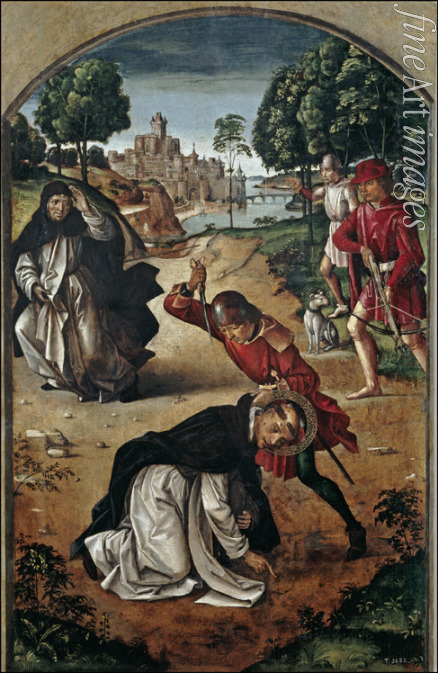 Berruguete Pedro - Der Tod des heiligen Petrus von Verona