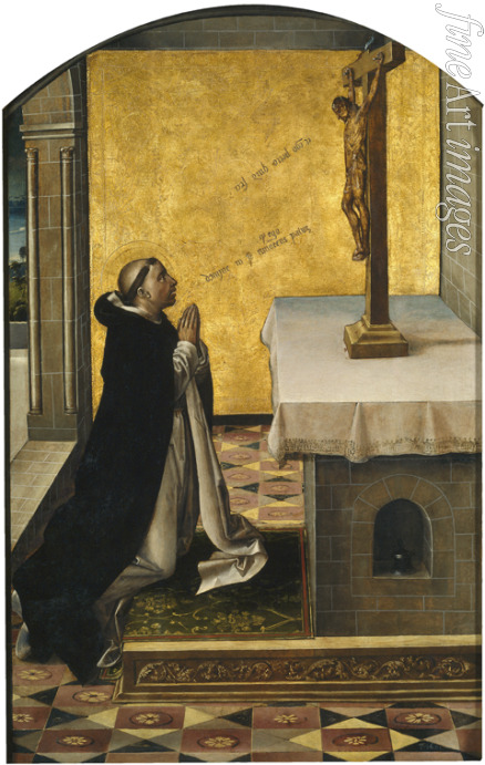 Berruguete Pedro - Saint Peter Martyr at Prayer