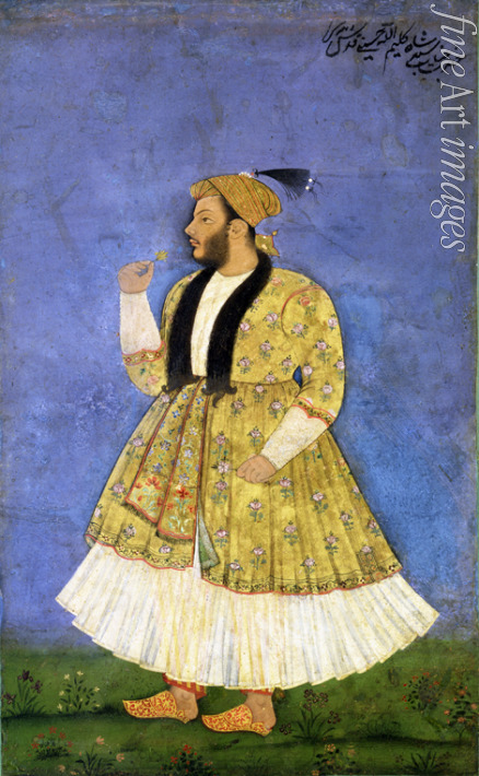 Indische Kunst - Porträt von Sayyid Shah Kallimullah Husayni
