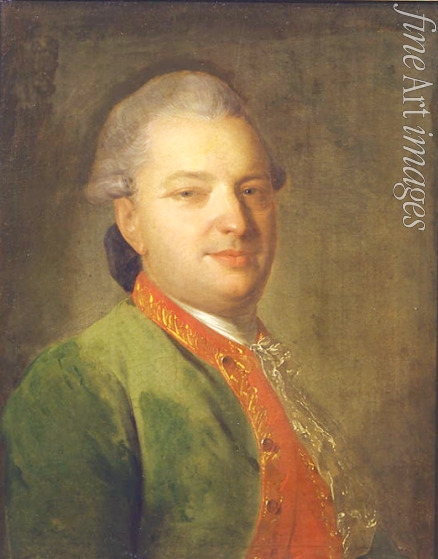 Rokotov Fyodor Stepanovich - Portrait of the poet Vasili Maykov (1728-1778)