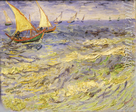 Gogh Vincent van - The sea at Saintes-Maries
