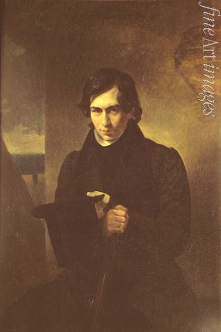 Brüllow (Briullow) Karl Pawlowitsch - Porträt des Schriftstellers Nestor Wassiljewitsch Kukolnik (1809-1868)