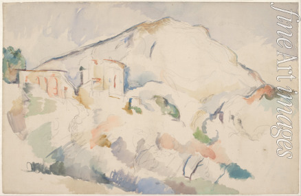Cézanne Paul - Das Château Noir und das Gebirge Sainte-Victoire