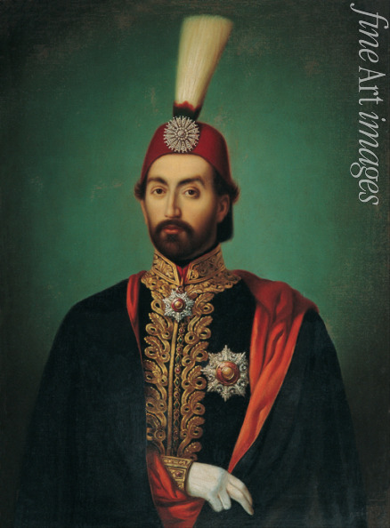 Unbekannter Künstler - Porträt von Sultan Abdülmecid I.