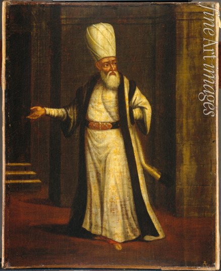 Vanmour (Van Mour) Jean-Baptiste - A Janissary Aga