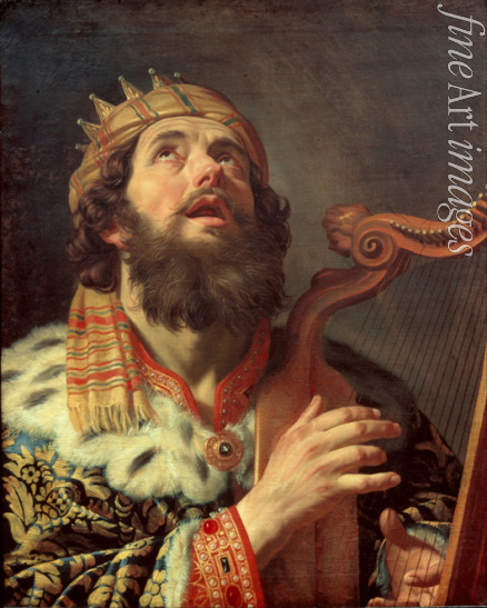 Honthorst Gerrit van - King David Playing the Harp