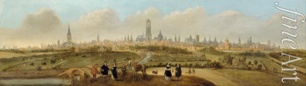 Droochsloot Jost Cornelisz - Blick auf die Stadt Utrecht