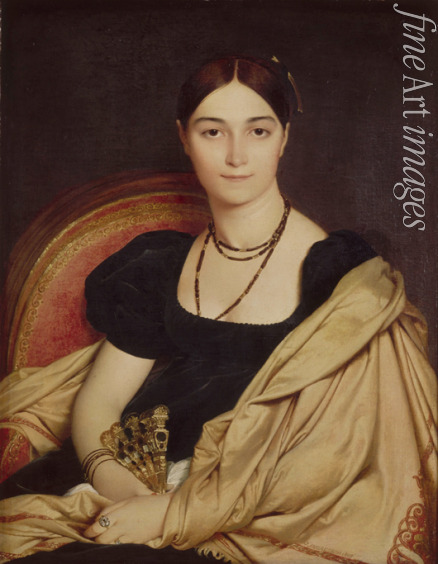 Ingres Jean Auguste Dominique - Portrait of Madame Duvaucey