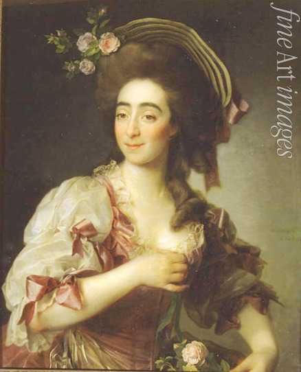 Levitsky Dmitri Grigorievich - Portrait of the opera singer Anna Davia Bernucci